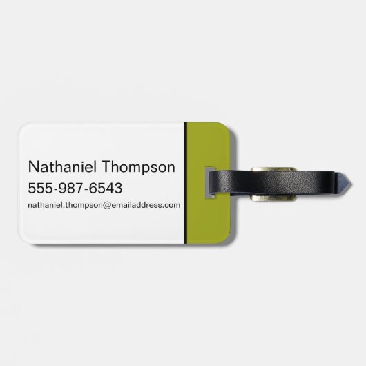 Wied Witch™ The Wizard of Oz™ Logo Bagagelabel (Achterkant horizontaal)