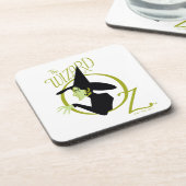Wied Witch™ The Wizard of Oz™ Logo Bier Onderzetter (Linkerzijde)