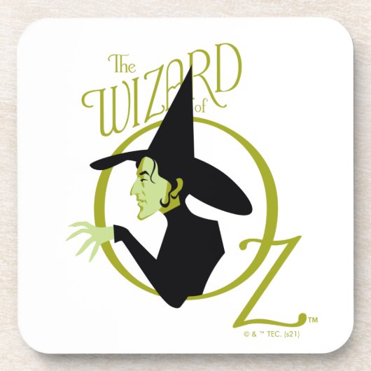 Wied Witch™ The Wizard of Oz™ Logo Bier Onderzetter (Voorkant)
