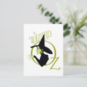 Wied Witch™ The Wizard of Oz™ Logo Briefkaart (Staand voorkant)