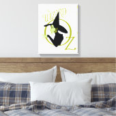 Wied Witch™ The Wizard of Oz™ Logo Canvas Afdruk (Insitu (Slaapkamer))