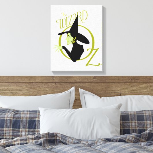 Wied Witch™ The Wizard of Oz™ Logo Canvas Afdruk (Insitu (Slaapkamer))