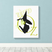 Wied Witch™ The Wizard of Oz™ Logo Canvas Afdruk (Insitu (Houten vloer))