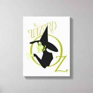 Wied Witch™ The Wizard of Oz™ Logo Canvas Afdruk