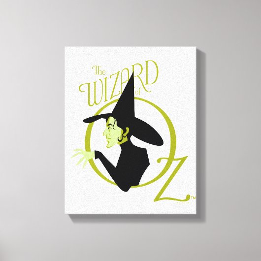 Wied Witch™ The Wizard of Oz™ Logo Canvas Afdruk (Voorkant)
