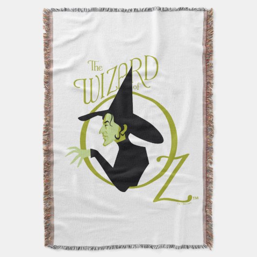 Wied Witch™ The Wizard of Oz™ Logo Deken (Voorkant Verticaal)
