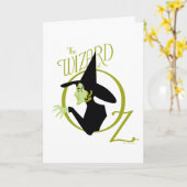 Wied Witch™ The Wizard of Oz™ Logo Kaart (Gele Bloem)