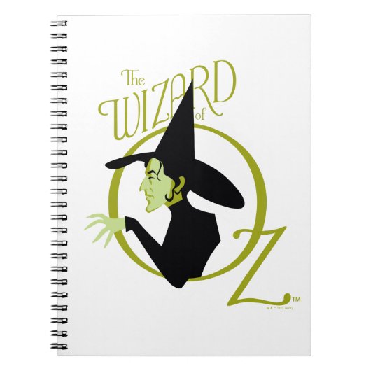 Wied Witch™ The Wizard of Oz™ Logo Notitieboek (Voorkant)