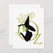 Wied Witch™ The Wizard of Oz™ Logo Notitiekaartje (Voorkant / Achterkant)