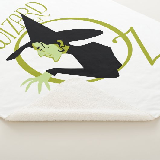 Wied Witch™ The Wizard of Oz™ Logo Sherpa Deken (3/4)