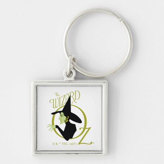 Wied Witch™ The Wizard of Oz™ Logo Sleutelhanger (Voorkant)