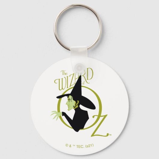 Wied Witch™ The Wizard of Oz™ Logo Sleutelhanger (Voorkant)