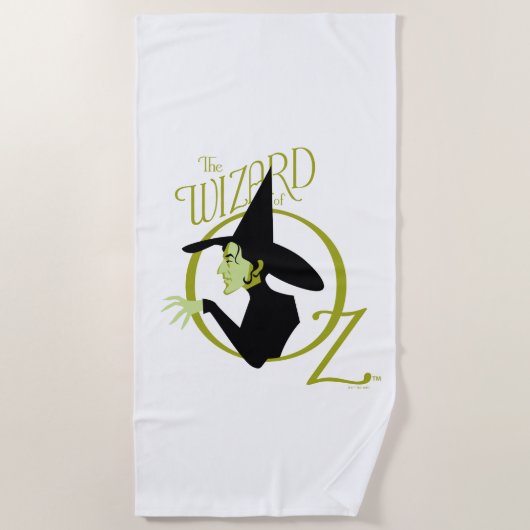 Wied Witch™ The Wizard of Oz™ Logo Strandlaken (Voorkant)