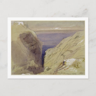 Wied Zurrik, Malta, 10.00 uur, 11 maart (w/c, pen, Briefkaart