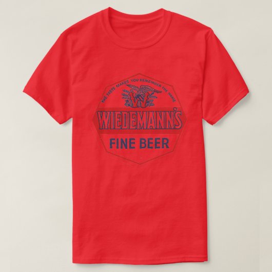 Wiedemannx27s Fine Beer Wiedemann Brewing T-shirt (Design voorkant)