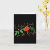 Wieden en oogsten  kaart (Gele Bloem)