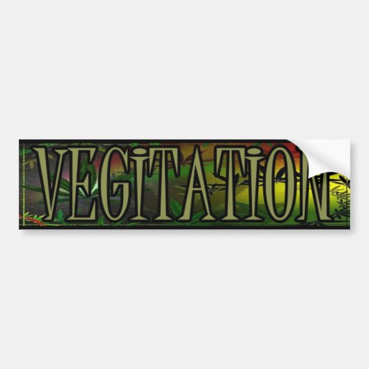 wiedsticker bumpersticker (Voorkant)