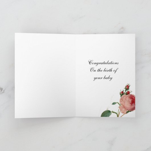 Wieg 2 de Kaart van Gelukwensen (Binnen)