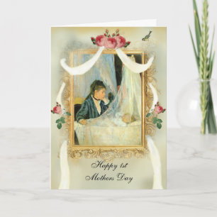 Wieg 2 Eerste Moederdag Kaart