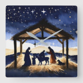 Wieg design wandklok (Voorkant)