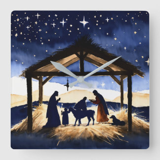 Wieg design wandklok