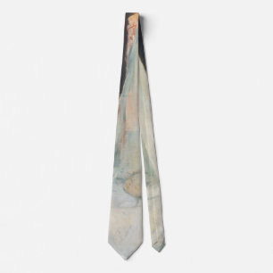Wieg door Berthe Morisot, Vintage Impressionisme Stropdas