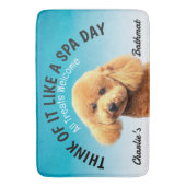 Wieg Gepersonaliseerd Hondenliefhebber Bath Mat (Voorkant Verticaal)