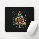 Wieg kerstboom met vlieglicht muismat (Met muis)