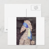 Wieg met de parel briefkaart (Voorkant / Achterkant)