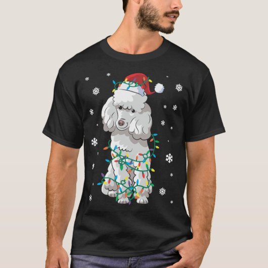 Wieg met kerstlampje t-shirt (Voorkant)