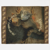 Wieg met Pedro Iguana 0768 Fleece Deken (Voorkant (Horizontaal))