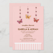 Wieg mobiele Baby shower Kaart (Voorkant / Achterkant)