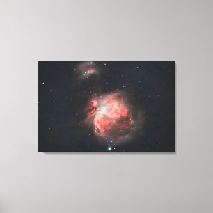 Wieg van sterren: Stralend hart van de Orionnevel Canvas Afdruk