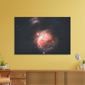 Wieg van sterren: Stralend hart van de Orionnevel Canvas Afdruk (Insitu (Woonkamer))