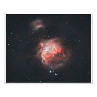 Wieg van sterren: Stralend hart van de Orionnevel Foto Afdruk