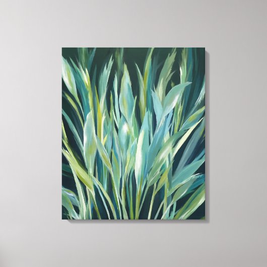Wiegende bladeren canvas afdruk (Voorkant)