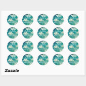 Wiegje Wolken Aangepaste Stickers Labels (Vel)