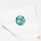Wiegje Wolken Aangepaste Stickers Labels (Envelop)