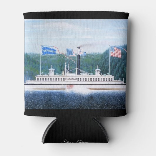 Wiehawken stoomveerboot 1868 blikjeskoeler (Voorkant)