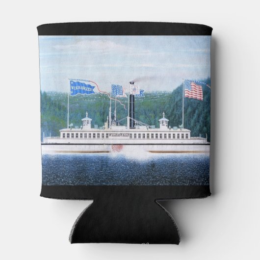 Wiehawken stoomveerboot 1868 blikjeskoeler (Achterkant)