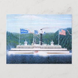 Wiehawken stoomveerboot 1868 briefkaart