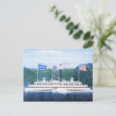 Wiehawken stoomveerboot 1868 briefkaart (Staand voorkant)