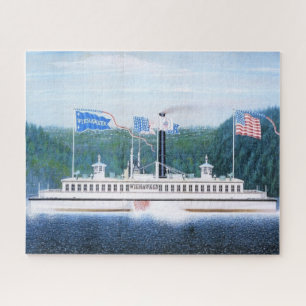 Wiehawken stoomveerboot 1868 legpuzzel