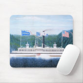 Wiehawken stoomveerboot 1868 muismat (Met muis)