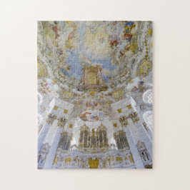 Wiekirche-kerkplafondpuzzel Legpuzzel