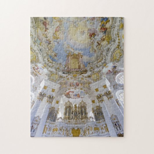 Wiekirche-kerkplafondpuzzel Legpuzzel (Verticaal)