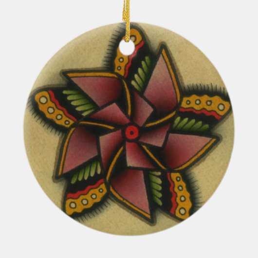 wiel 2 keramisch ornament (Achterkant)