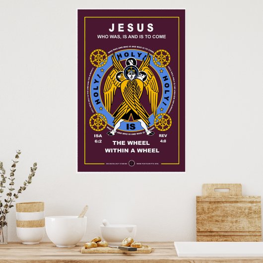 Wiel binnen Wiel Cherubim Poster (Keuken)