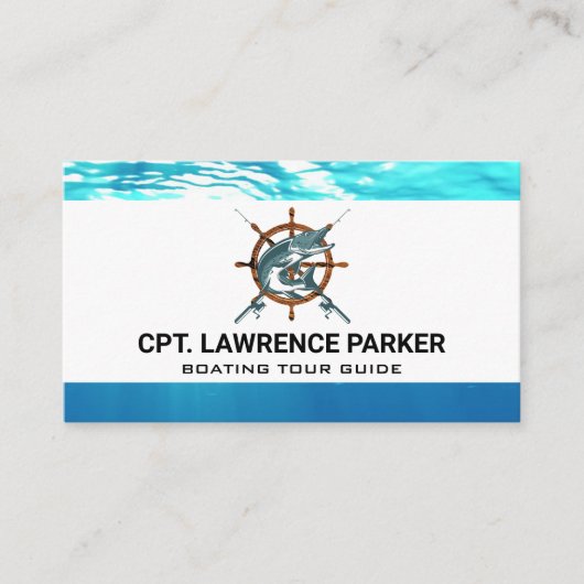 Wiel | Bot | Vis en poten Visitekaartje (Voorkant)