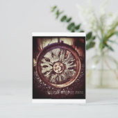 wiel briefkaart (Staand voorkant)